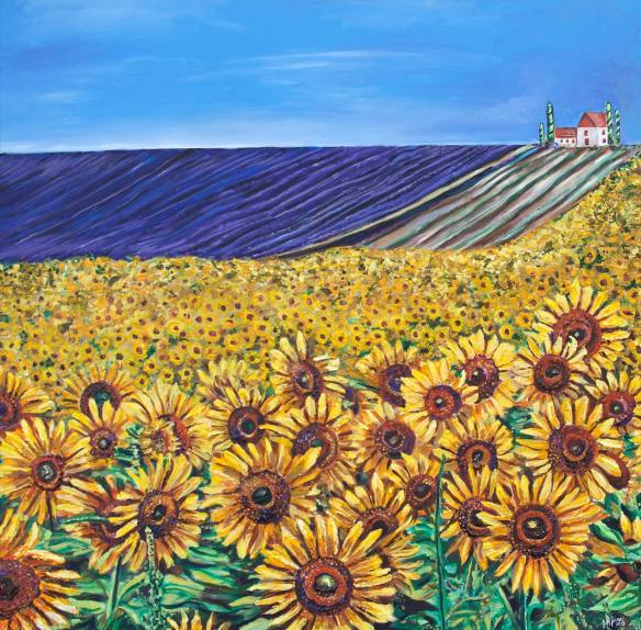 Fields of Sunflowers and Lavender, Final 